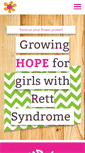 Mobile Screenshot of girlpower2cure.org